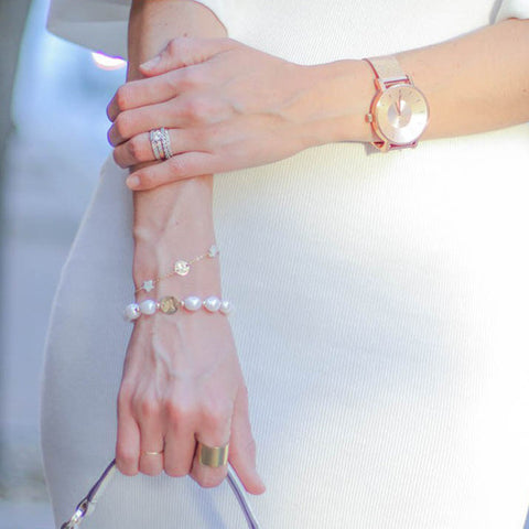 taudrey amanda tur a fancy affair blog pearl bracelet keeping up with the kennedys