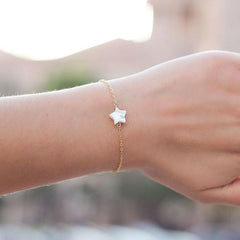 taudrey twinkle bracelet pearl star gold bracelet star trend red carpet