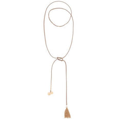 taudrey wrappers delight suede wrap choker in sand with personalized gold coin and tassels
