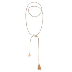 taudrey wrappers delight suede wrap choker in sand with personalized gold coin and tassels