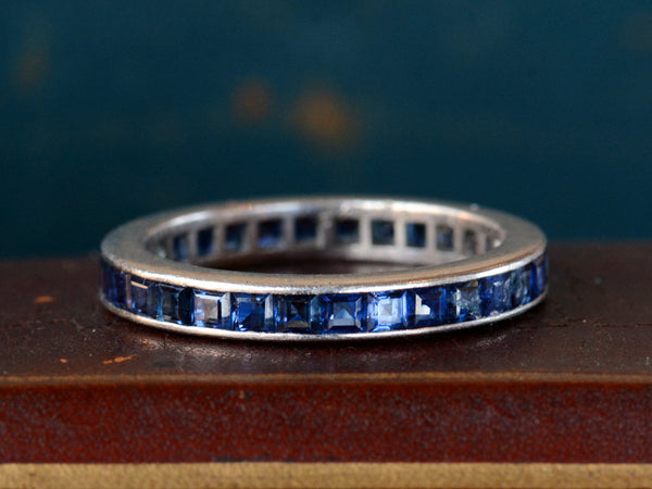 cartier sapphire eternity ring