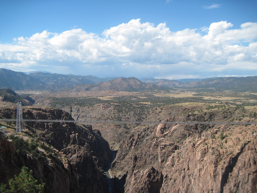 Wide shot of the Royal Gorge