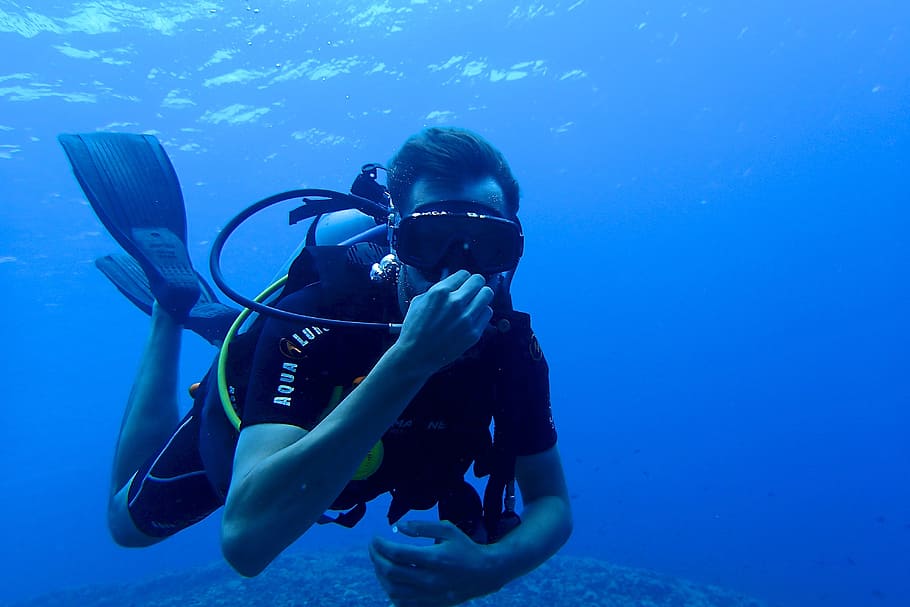 underwater scuba diving