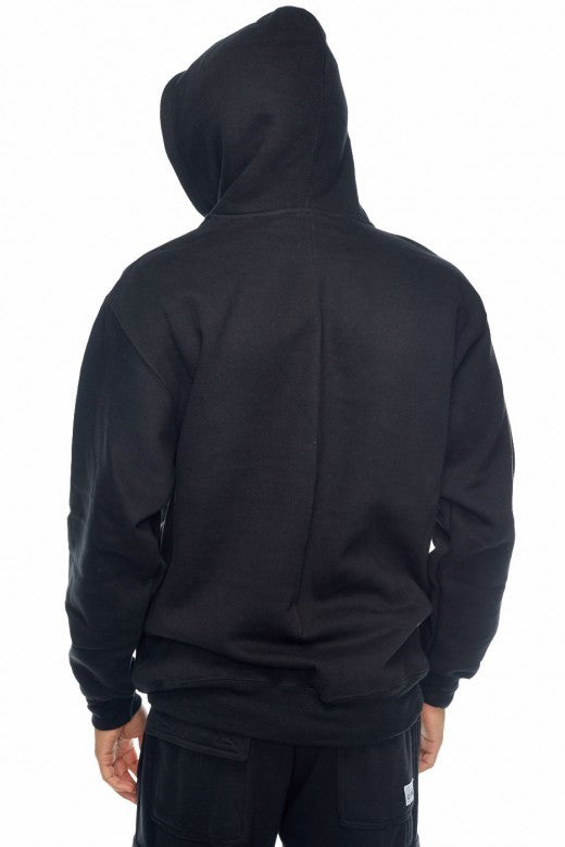 black pro club hoodie