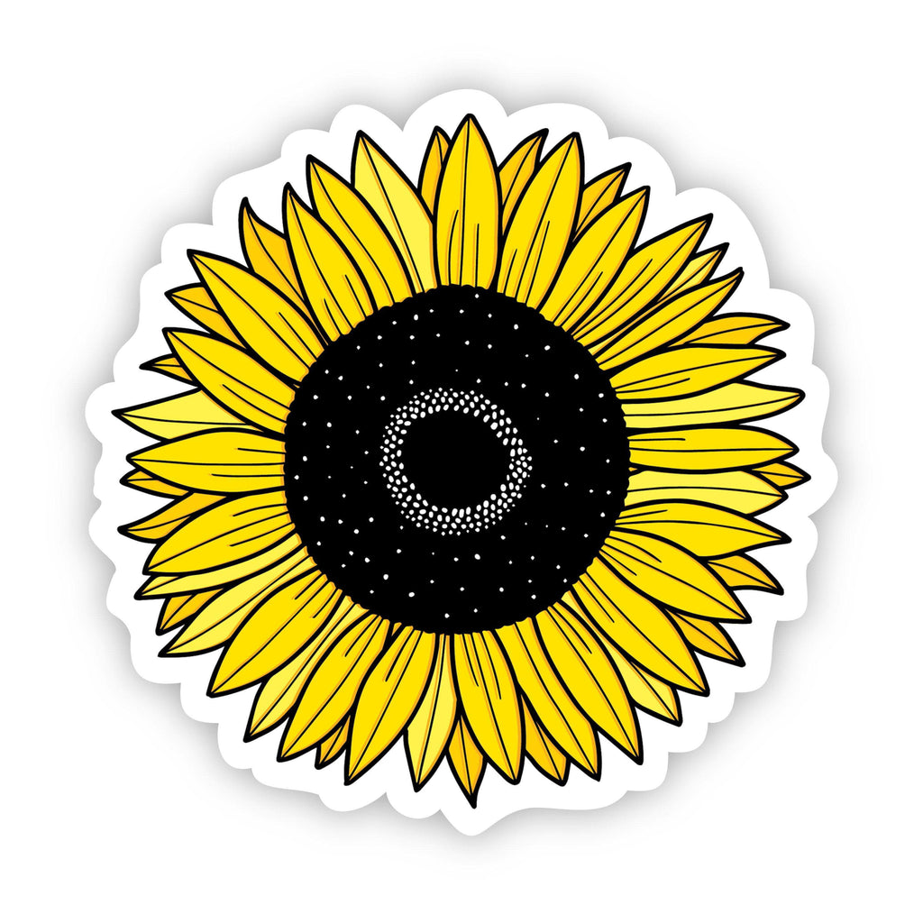 Sunflower Yellow Aesthetic Sticker | Big Moods