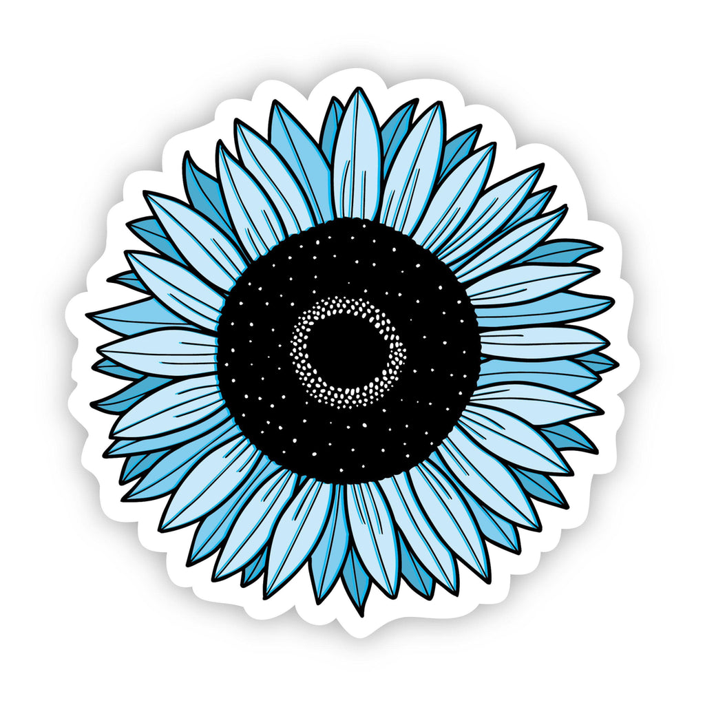 Sunflower Blue Aesthetic Sticker | Big Moods