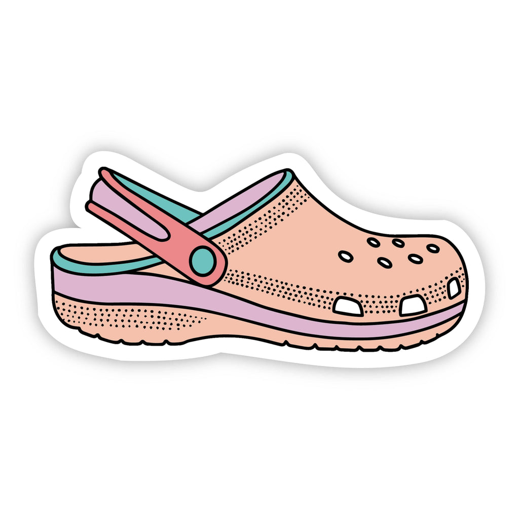 Croc Multi Color Aesthetic Sticker | Big Moods