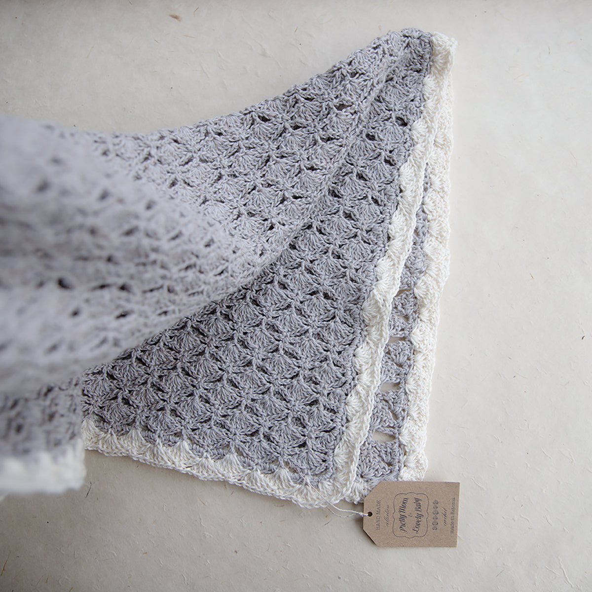 Hand Crochet Baby Blanket, Handmade 