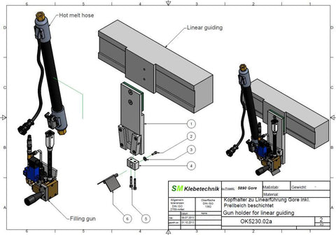 V-Lock Mounting System for industrial use