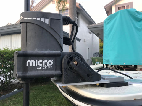 A great way to mount your PowerPole Micro Anchor to your boat. 