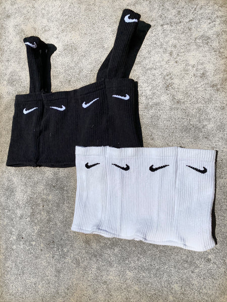 nike sock crop top