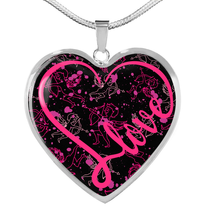 Love Necklace With Cupid