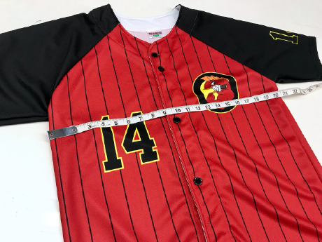 Measuring a Sublimation Baseball Jersey