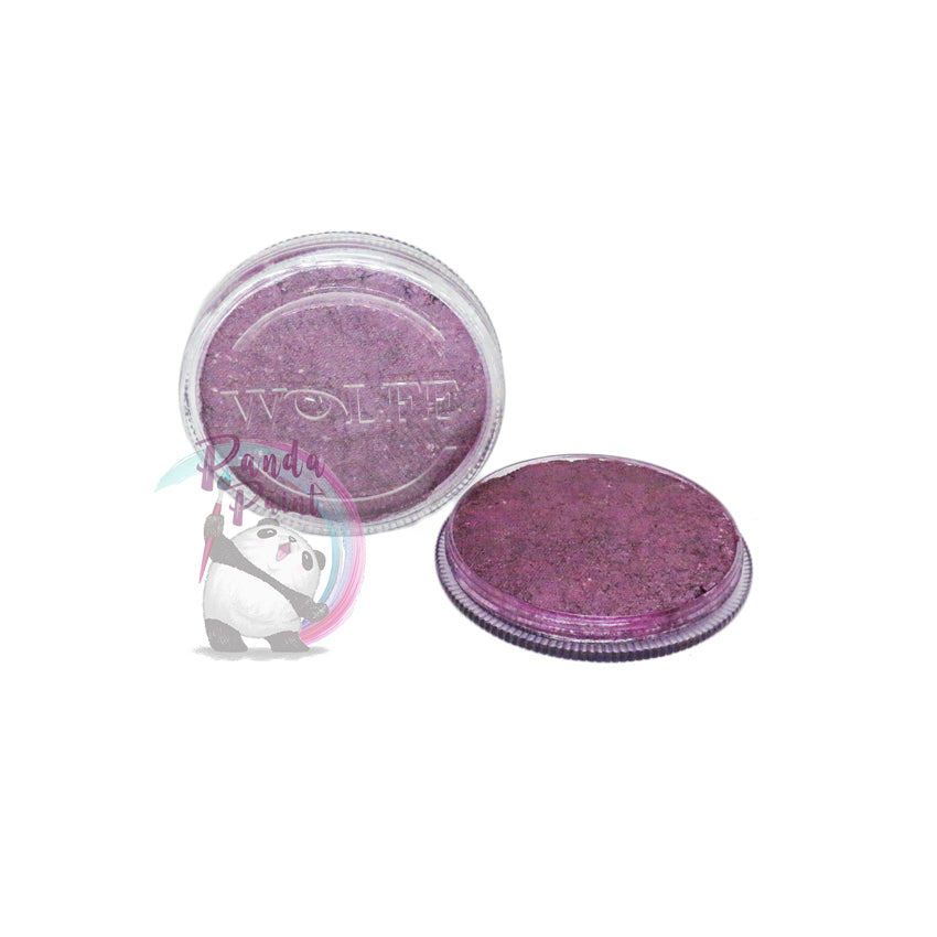 metallic purple face paint
