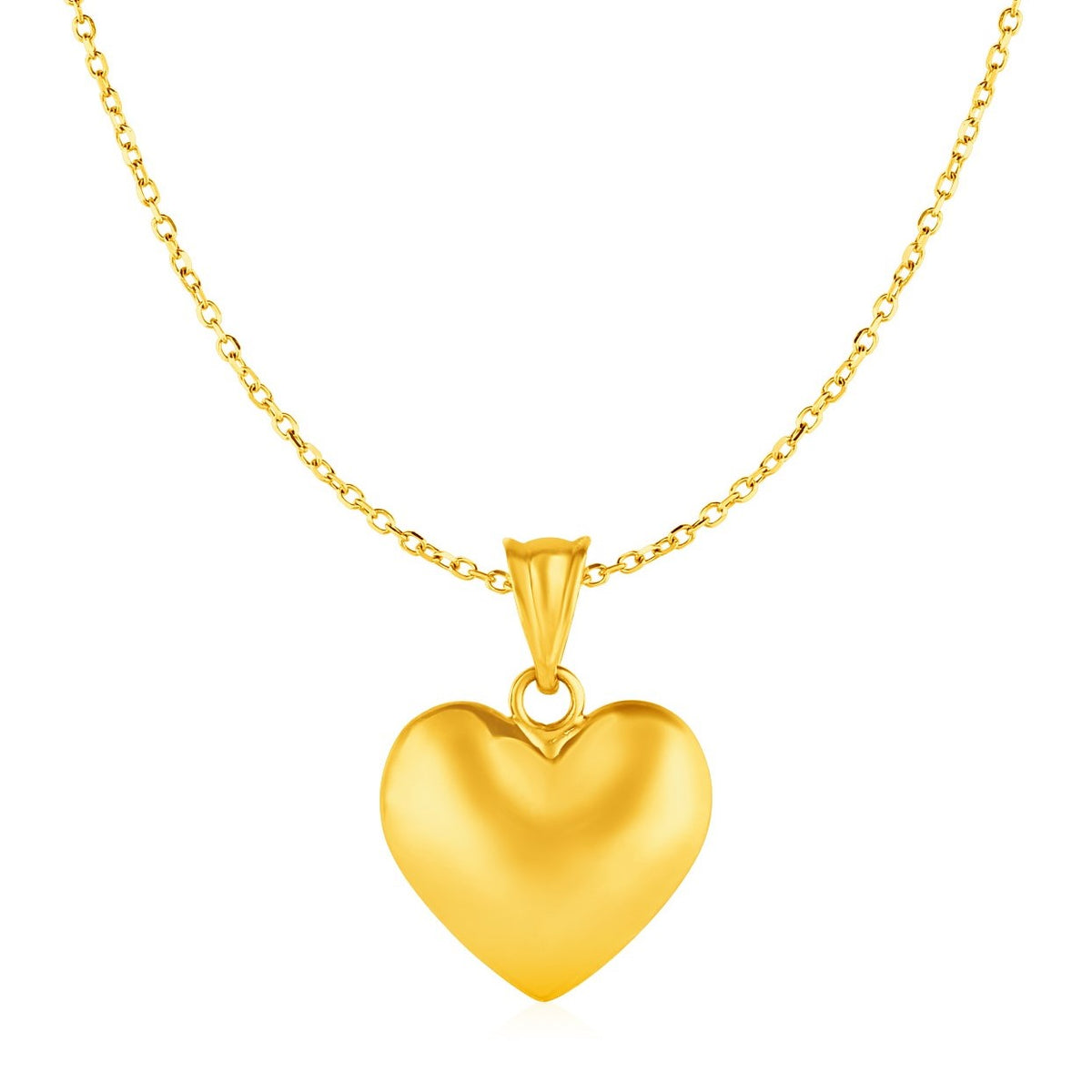 変更OK elframingo K10 Puff HEART Necklace - 通販 - lubo.com.pl