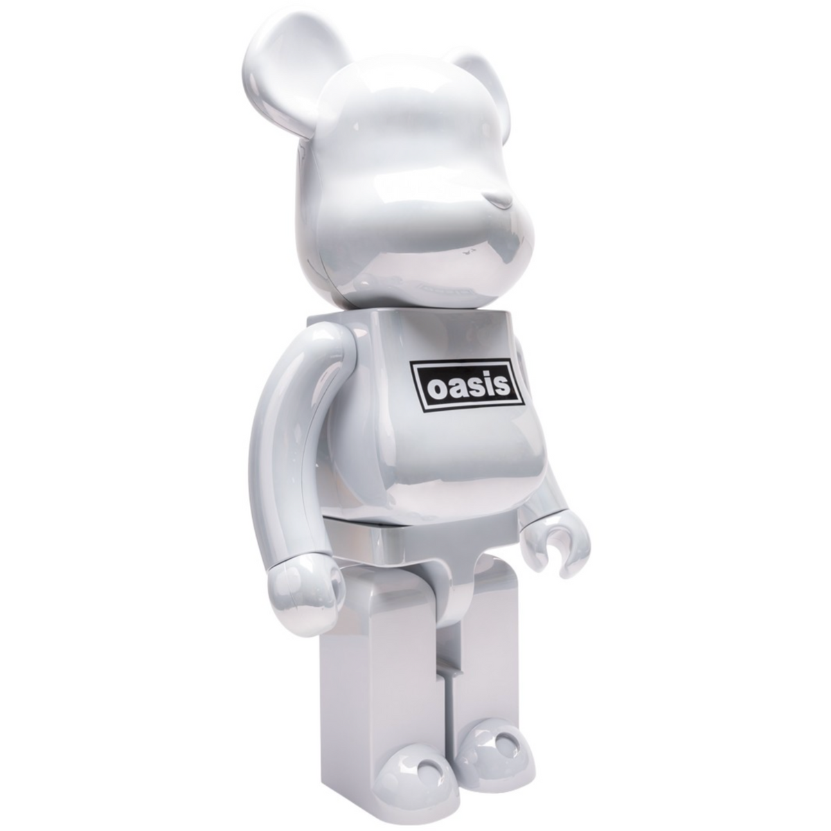 MEDICOM TOY | OASIS MERCHANDISING WHITE CHROME 1000% BE@RBRICK