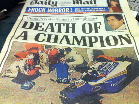 Senna Daily Mail Headline