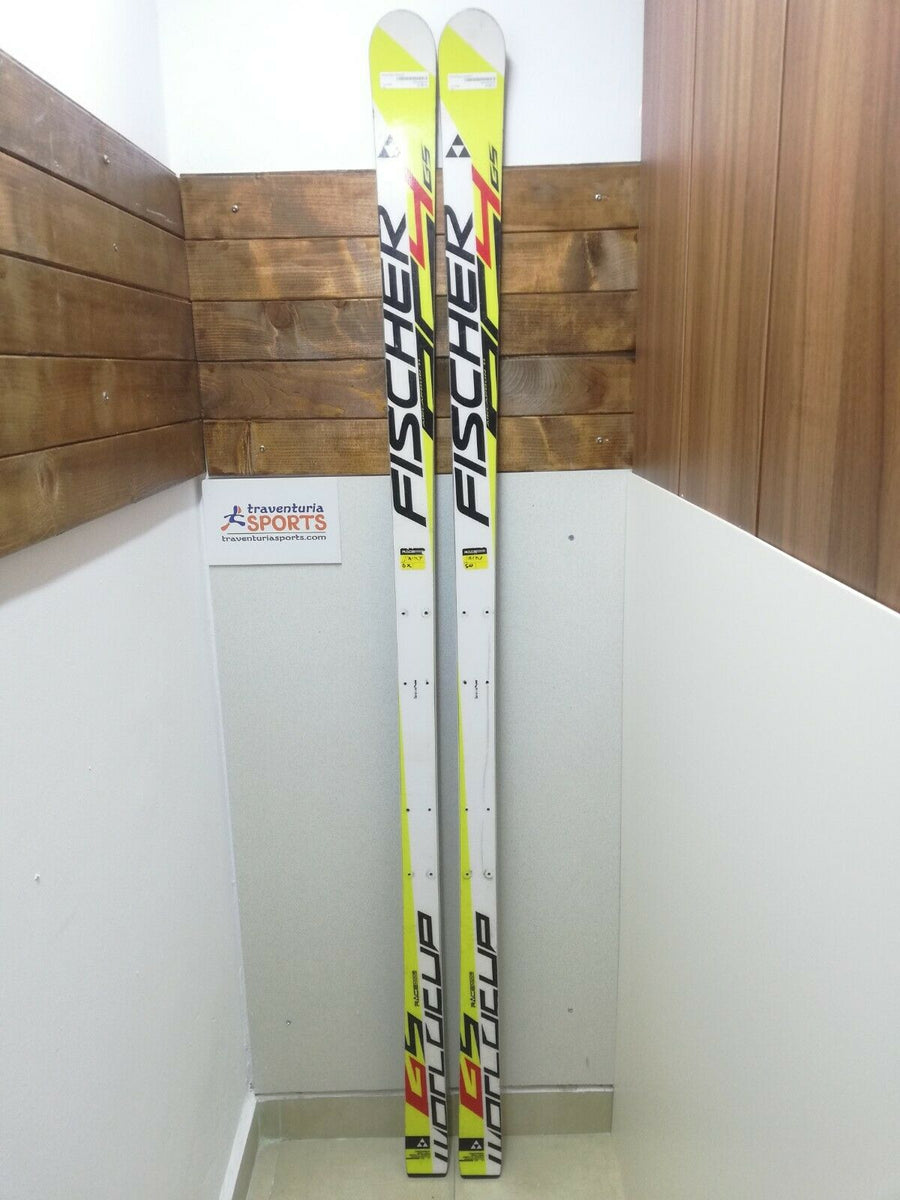 スキー板ビンディング付き GS 195cm WC FIS プレートあり www