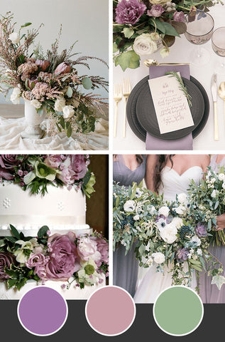 10-Fall-Wedding-Colors_Lavender-Mauve-Leaf-Green