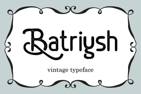 Batriysh-Vintage-Font-Free-for-Personal-Use-Typeface