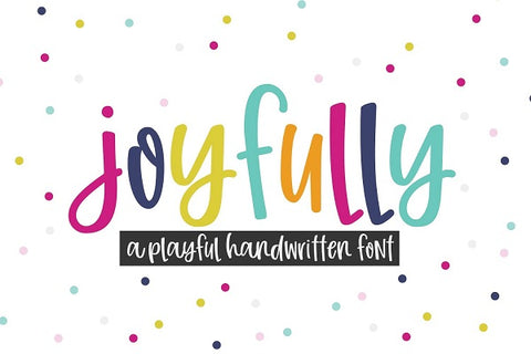 Joyfully Playful Handwritten Font by Sabrina Schleiger