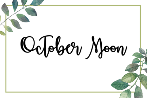 October Moon Script Font - Best New Romantic Script Fonts 2-01