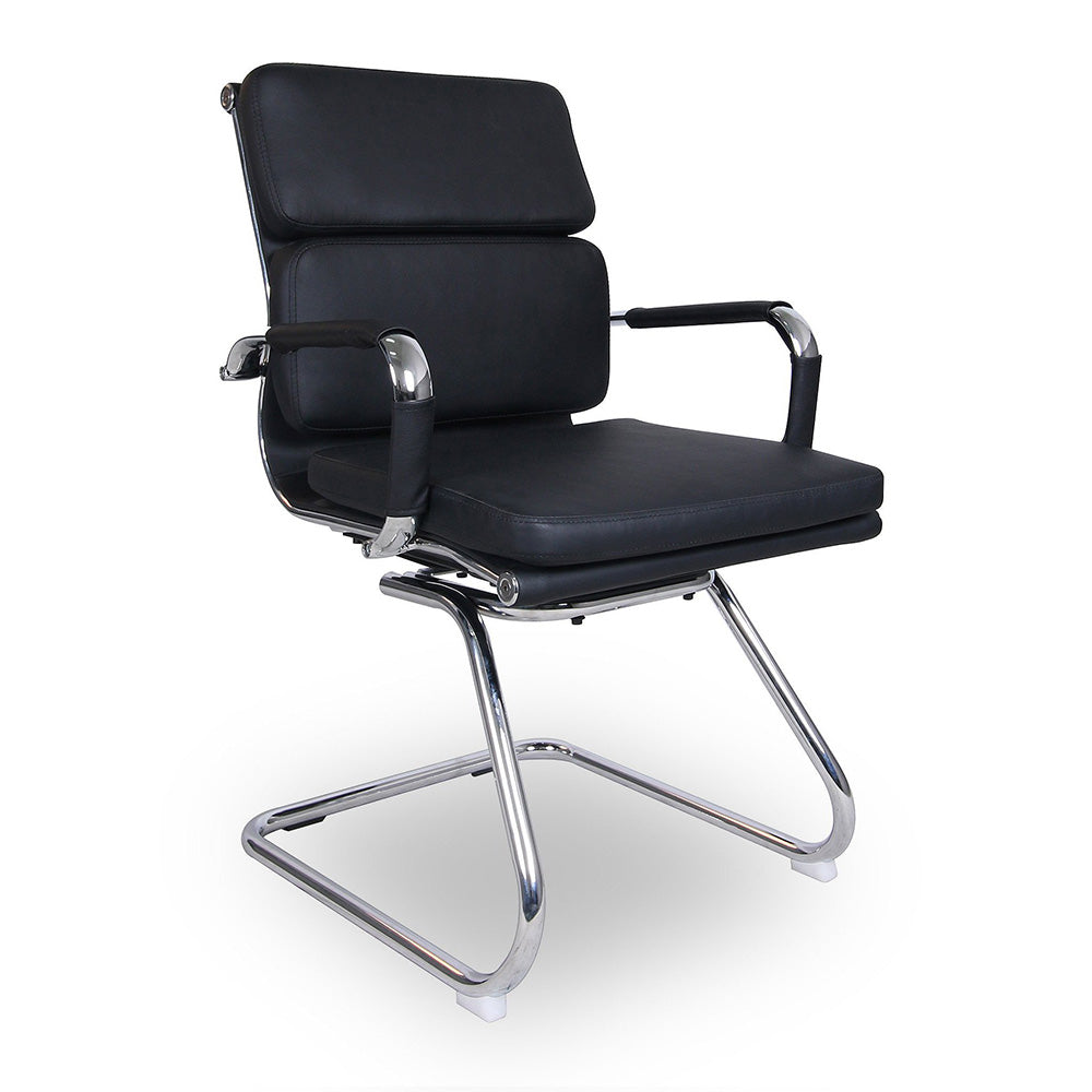 Anchorage Visitors Chair Black Desk & Chair Specialists