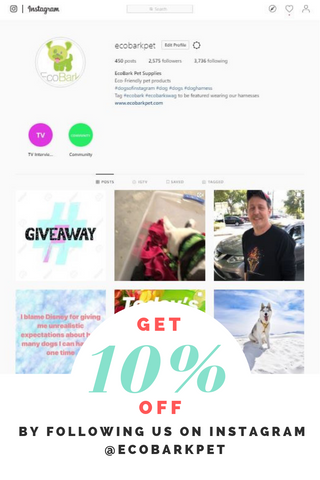 EcoBark 10% off Instagram