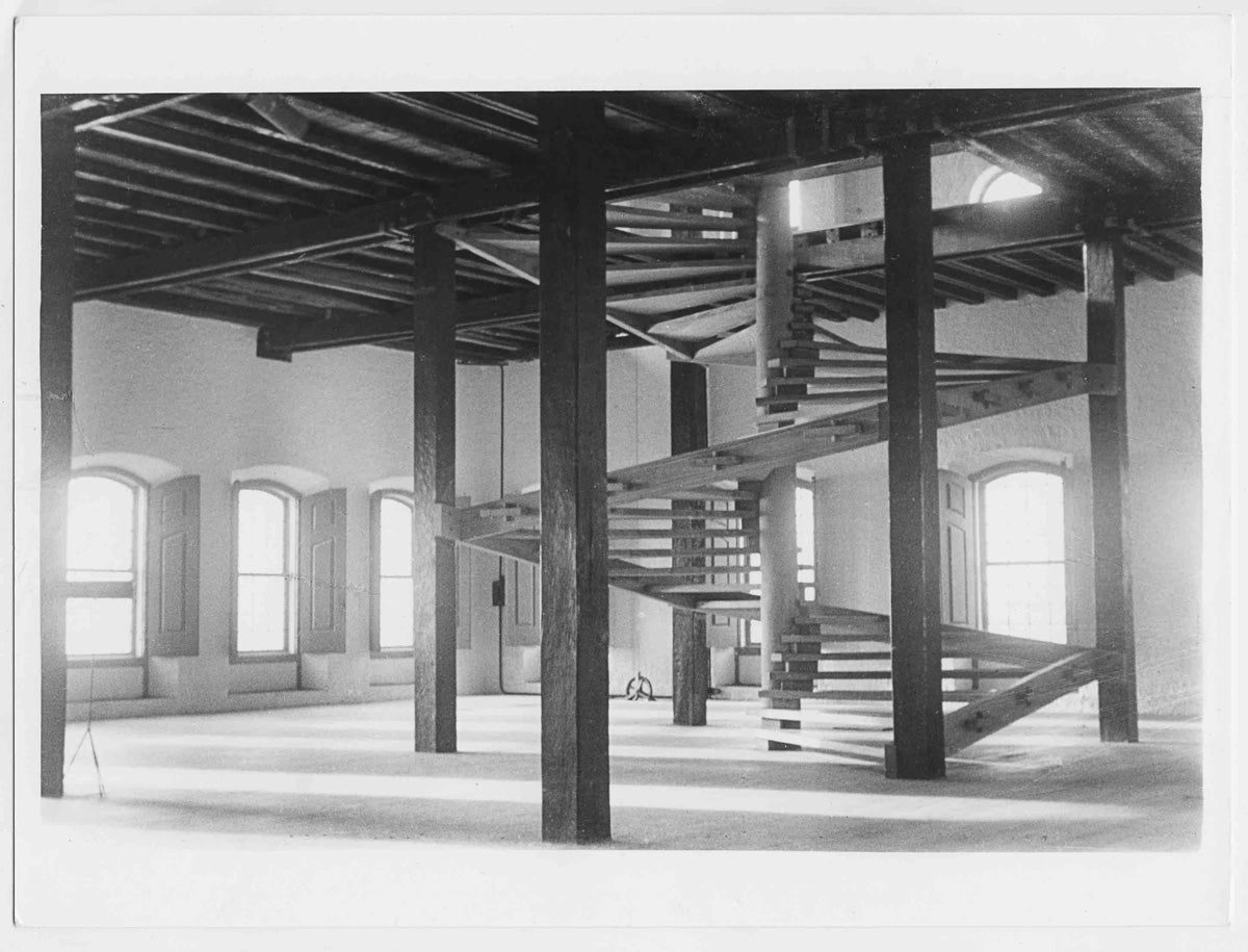 Staircase Perspective  (Solar do Unhão – Museu de Arte Popular)_, 1959,  Instituto Bardi_Casa de Vidro Collection, São Paulo 