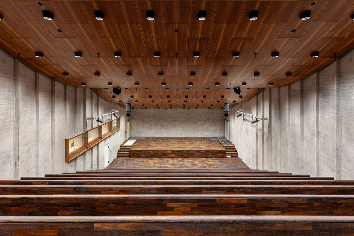 The auditorium can accommodate around 300 guests. Photo: BBR / SPK / Björn Schumann