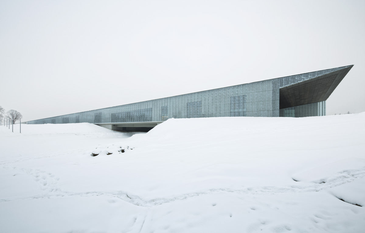 The Estonian National Museum, whose work was in charge of DGT Architects (their former firm), took over an old Russian military base to settle. Photo: Takuji Shimmura