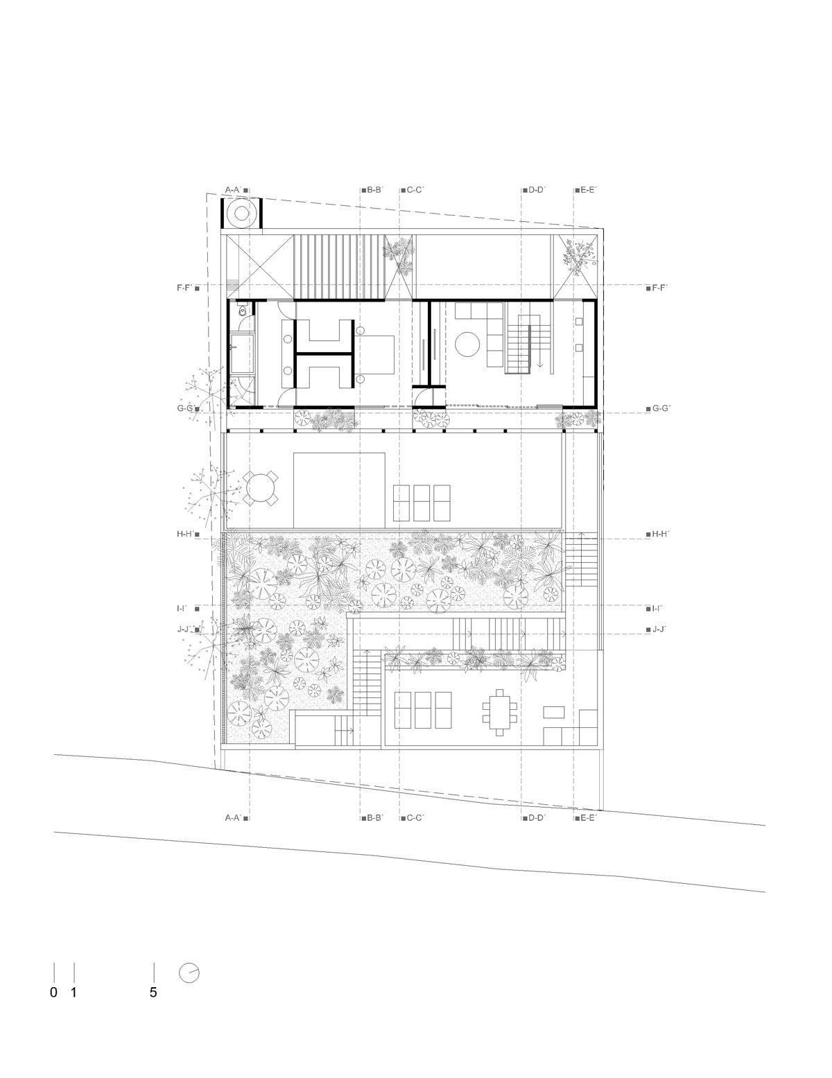 Plano de la planta alta