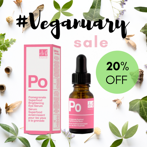 Dr Botanicals Pomegranate Eye Serum Veganuary Sale My Beauty Bar UK