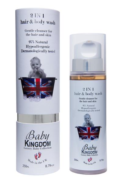 Baby Kingdom 2-in-1 Hair & Bodywash, 250ml at MyBeautyBar.co.uk