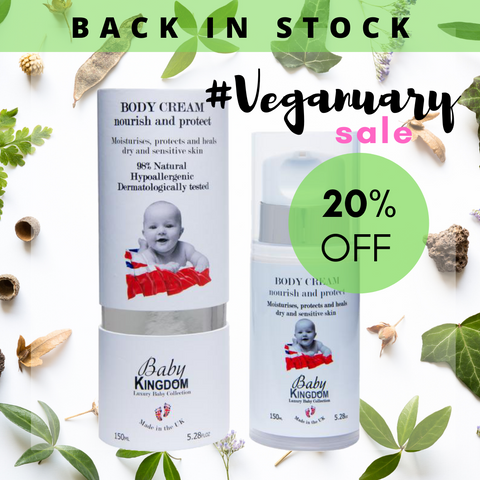 Baby Kingdom Body Cream 20% Off Veganuary Sale at My Beauty Bar UK