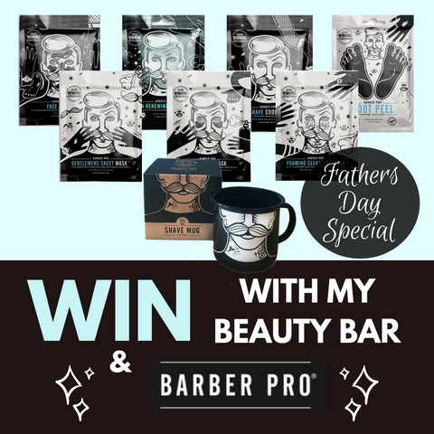 Win a Barber Pro Men's Skincare Bundle for Father's Day with My Beauty Bar