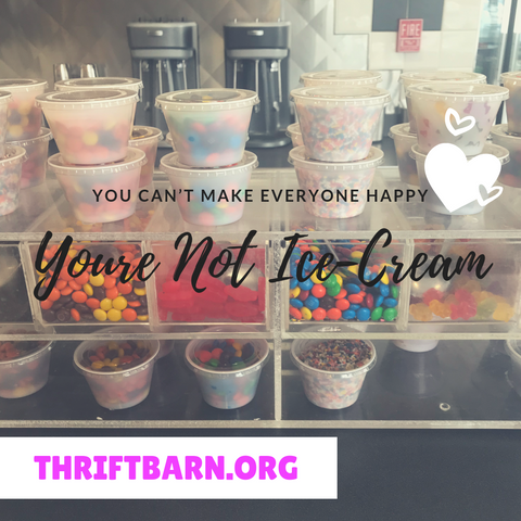 Thrift Barn, Colleen's You're Not Ice Cream Blog Post