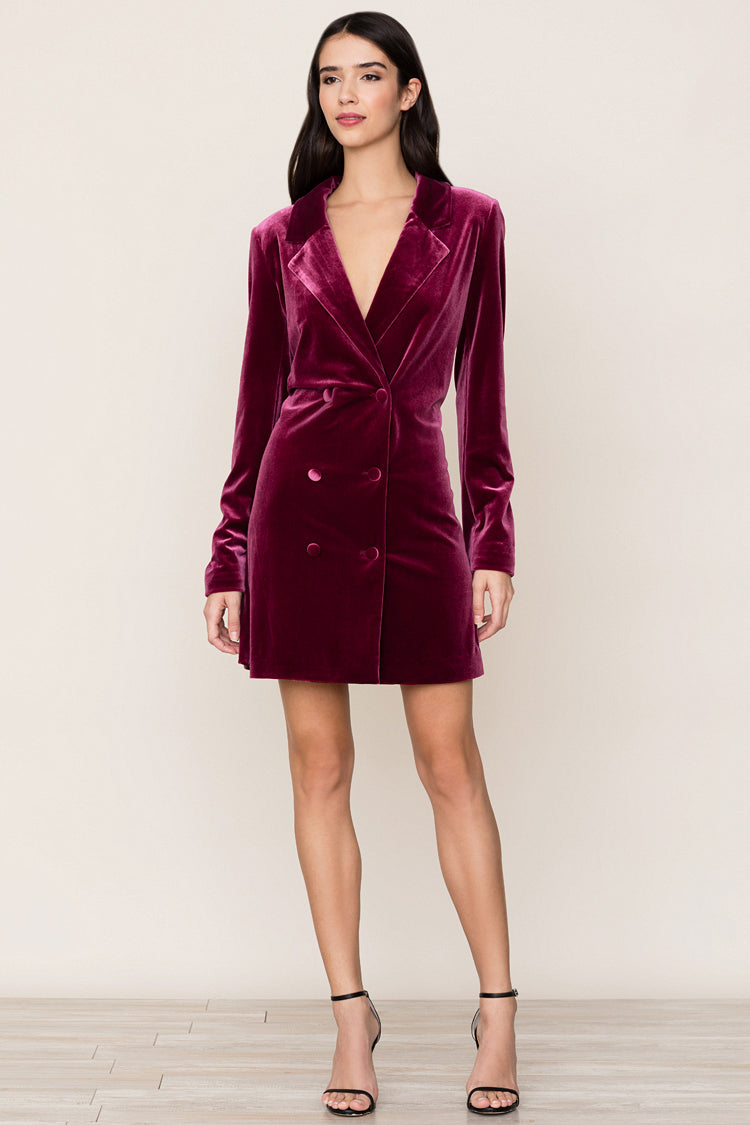 yumi kim royalty velvet dress