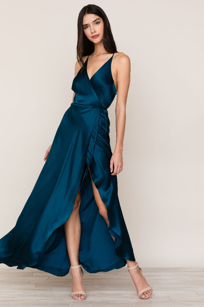 silk satin dress