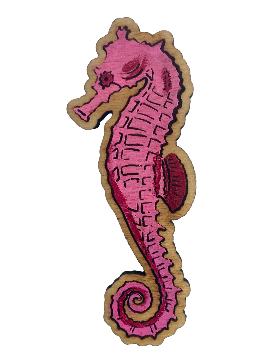 pink seahorse