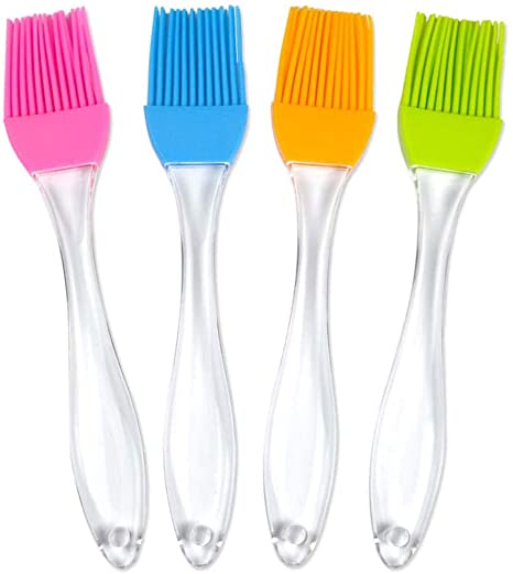 4 Pieces Set Basting Brushes Silicone Heat Resistant Pastry Brushes Spread Oil Butter Sauce Marinade 4 Pieces Set Basting Brushes Silicone Heat Resistant Pastry Brushes Spread Oil Butter Sauce Marinade