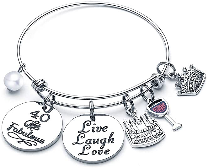 Birthday Gifts for Girls Women Her, Birthday Bracelets for Women Girls Expandable Charm Bracelets 10 Birthday Gifts for Girls Women Her, Birthday Bracelets for Women Girls Expandable Charm Bracelets 10