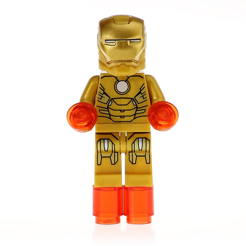 lego gold iron man