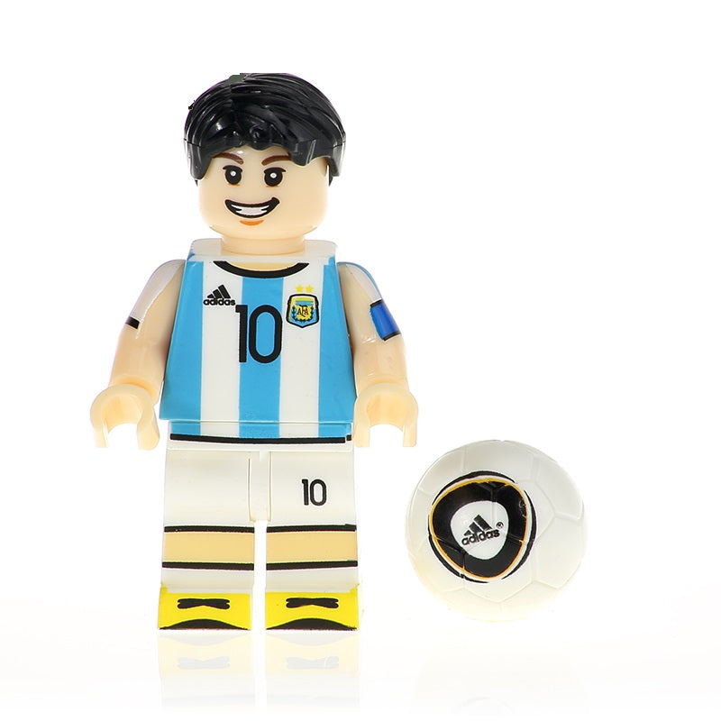 Custom LEGO Argentina Football Minifigure Lionel Messi 
