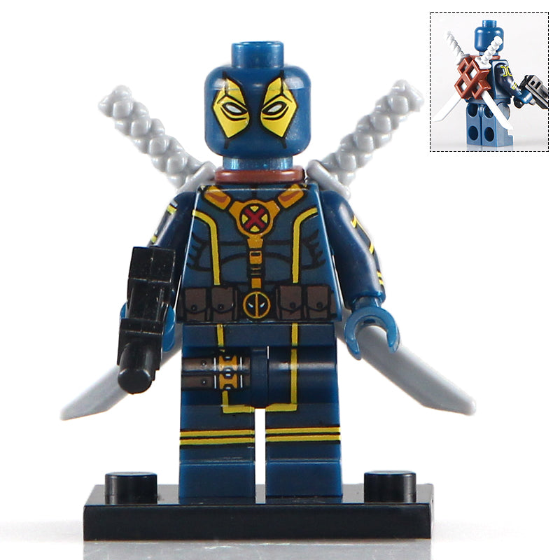 Blue Yellow Marvel Superhero – Minifigure Bricks
