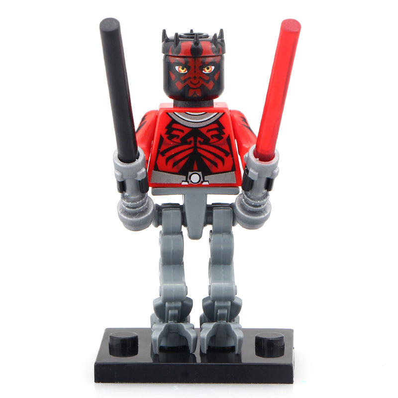 6Pcs Star Wars Darth Vader Kylo Ren Naare Darth Maul Custom figures Fit lego 