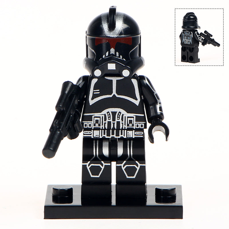 Unravel Bulk munching Black Clone Storm Trooper custom Star Wars Minifigure – Minifigure Bricks