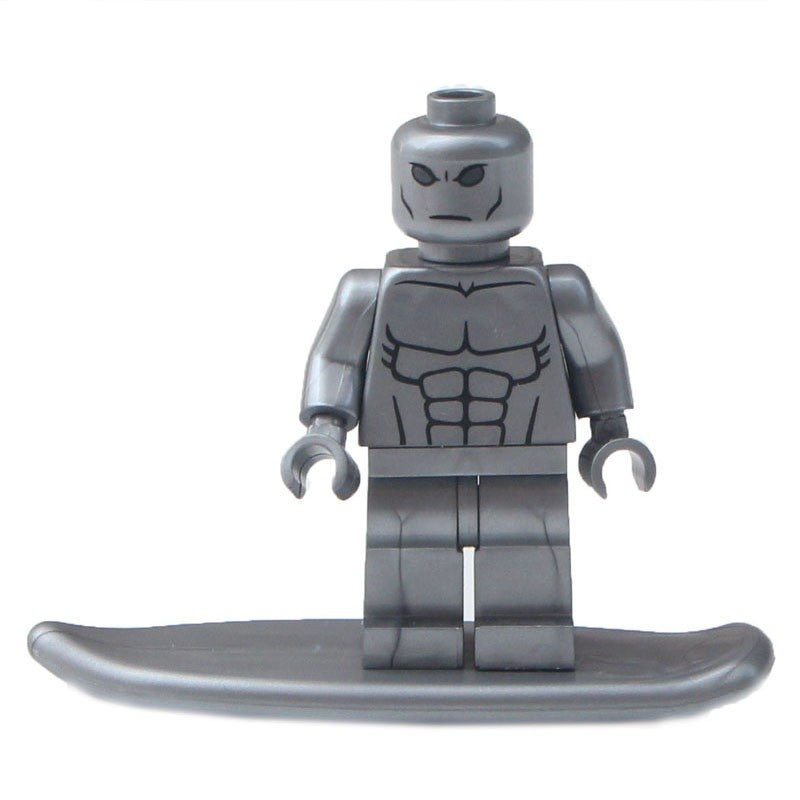 Silver Surfer Custom Marvel Minifigure – Bricks