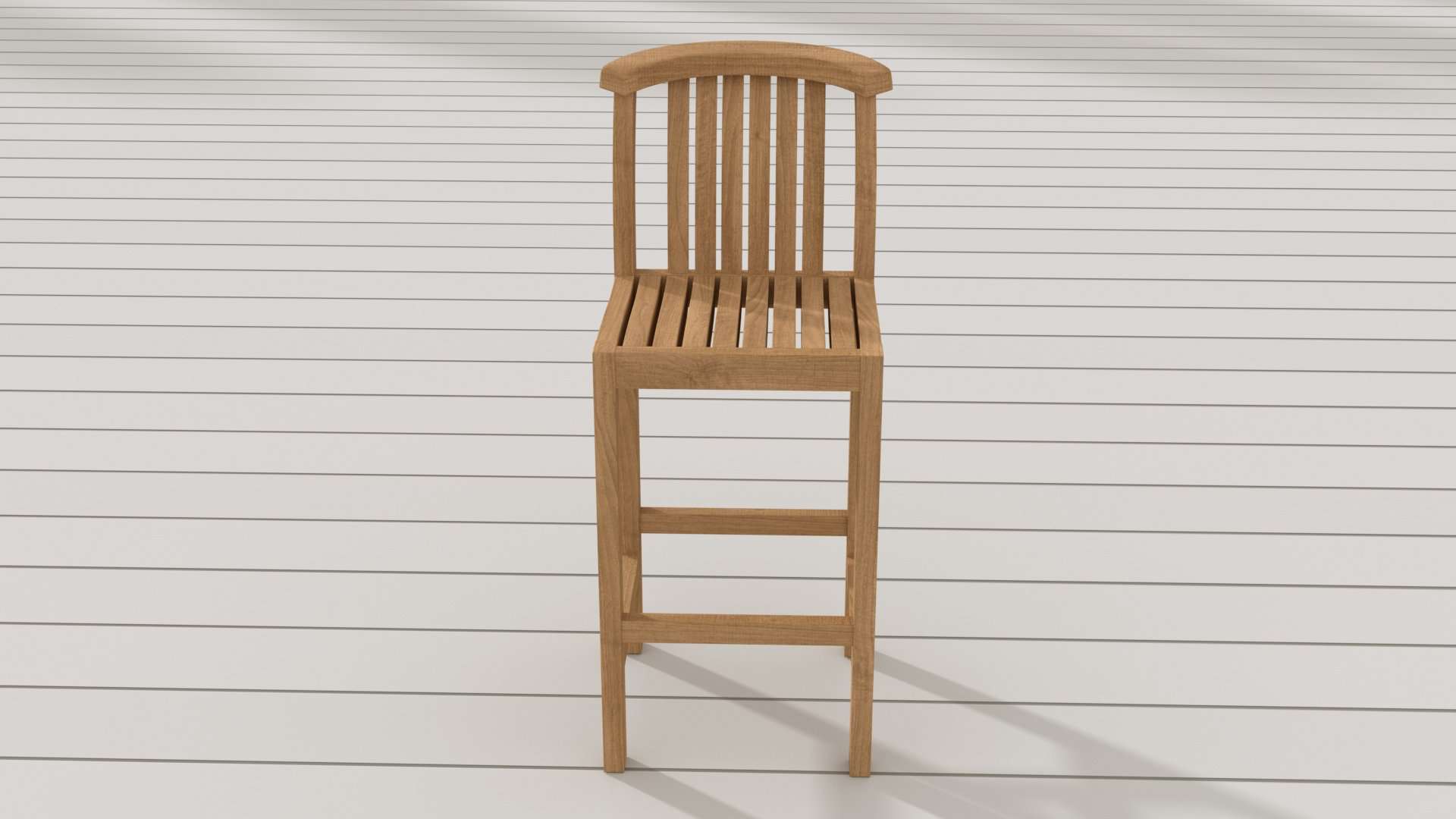Winchester Teak Bar Stool - Without Arms - Chic Teak® | Luxury Teak Furniture
