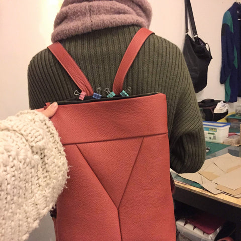 leather bag making